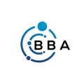 BBA letter logo design on black background. BBA creative initials letter logo concept. BBA letter design.BBA letter logo design on