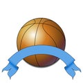 BBall Blue Ribbon Royalty Free Stock Photo