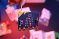 The BBC micro:bit, the pocket-sized computer transforming digital skills learning Royalty Free Stock Photo