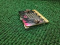 BBC Micro bit a small microprocessor used for kids to learn modern technology in basis of computer sciences and robotics.