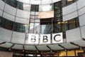 BBC Sign Royalty Free Stock Photo