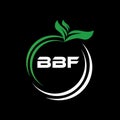 BBF letter logo Design. BBF Simple and modern monogram logo. Abstract Alphabet vector Design Royalty Free Stock Photo