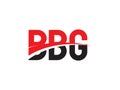 BBG Letter Initial Logo Design Vector Illustration Royalty Free Stock Photo