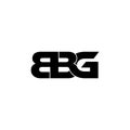 BBG letter monogram logo design vector Royalty Free Stock Photo