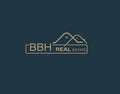 BBH Real Estate and Consultants Logo Design Vectors images. Luxury Real Estate Logo Design Royalty Free Stock Photo