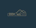 BBK Real Estate and Consultants Logo Design Vectors images. Luxury Real Estate Logo Design Royalty Free Stock Photo