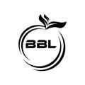BBL letter logo Design. BBL Simple and modern monogram logo. Abstract Alphabet vector Design Royalty Free Stock Photo