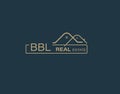 bbl Real Estate and Consultants Logo Design Vectors images. Luxury Real Estate Logo Design Royalty Free Stock Photo