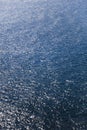 Bblue ocean water surface with ripples Royalty Free Stock Photo