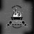 BBQ barbecue logo emblem design