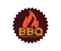 BBQ barbecue vector icon emblem logo design