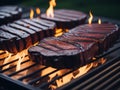 BBQ beef steaks.