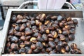 Bbq chesnuts Royalty Free Stock Photo