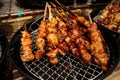 bbq chicken on the japanese way Royalty Free Stock Photo