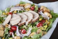 BBQ chicken salad Royalty Free Stock Photo