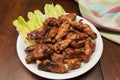 BBQ Chicken Wings Royalty Free Stock Photo