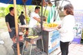 BBQ Corn seller Bali Indonasia Royalty Free Stock Photo