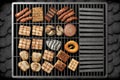 Bbq Grid With Charcoal - braai and broil