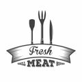 BBQ. Grill and barbecue restaurant logo, menu element, label or badge