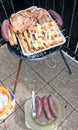 BBQ grill of meat Royalty Free Stock Photo