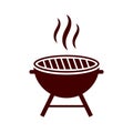 Bbq grill vector icon