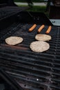 BBQ with Hamburgers & Hotdogs