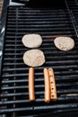 BBQ with Hamburgers & Hotdogs