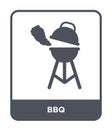 bbq icon in trendy design style. bbq icon isolated on white background. bbq vector icon simple and modern flat symbol for web site Royalty Free Stock Photo