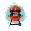 BBQ. Vector illustration.