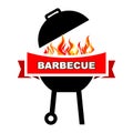 BBQ label design.