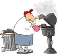 BBQ man Royalty Free Stock Photo