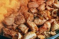 Bbq, Meat background, meat, Fried meat, BBQ, shish kebab, food,