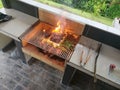 Bbq parrilla fire Hot