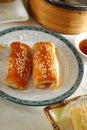 BBQ pork dim sum Royalty Free Stock Photo