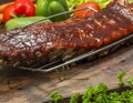 BBQ pork ribs Royalty Free Stock Photo