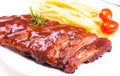 BBQ ribs Royalty Free Stock Photo