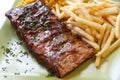 BBQ Ribs Royalty Free Stock Photo