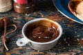 BBQ Sauce in Measuring Cup Royalty Free Stock Photo