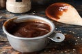 BBQ Sauce in Measuring Cup Royalty Free Stock Photo