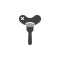 BBQ sausage vector icon Royalty Free Stock Photo