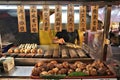 BBQ snails at Raohe Night Market in Taipei Royalty Free Stock Photo