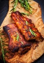 BBQ spare ribs Royalty Free Stock Photo