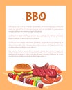 BBQ Vector Illustration Roast Meat Food Collection