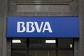 BBVA office Royalty Free Stock Photo