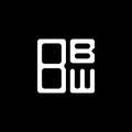 BBW letter logo creative design with vector graphic, BBW Royalty Free Stock Photo