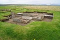 3200 BC Barnhouse Neolithic Village on Mainland Orkney, Scotland , UK Royalty Free Stock Photo