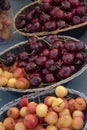 BC Cherries, Farmers Market Royalty Free Stock Photo