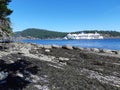 BC Ferries Coastal Celebration in Active Pass Royalty Free Stock Photo