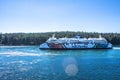 BC ferries, the company who is in charge of the transport between vancouver city and vancouver island and the capitol city of