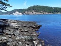 BC Ferries Sailish Orca in Active Pass Royalty Free Stock Photo